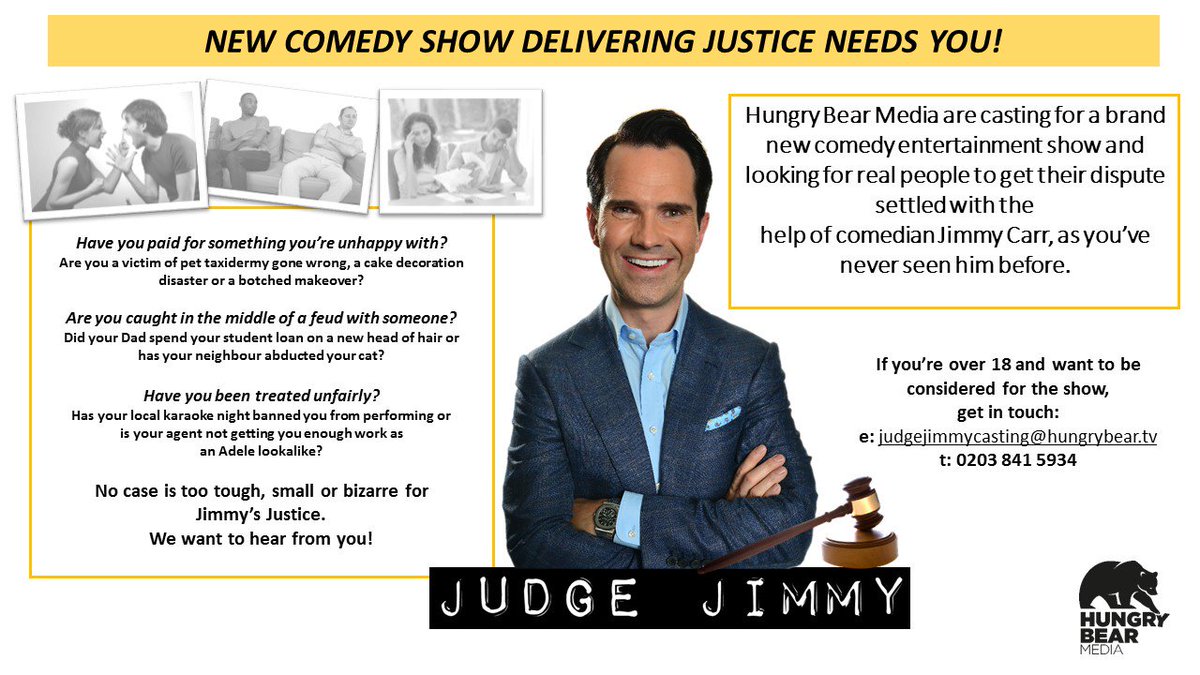 amy_casting's tweet image. #Judgejimmy is here to help! 
Are you owed money? Have you lent something out and you haven't go it back? Get in touch #moneyowed #beontv