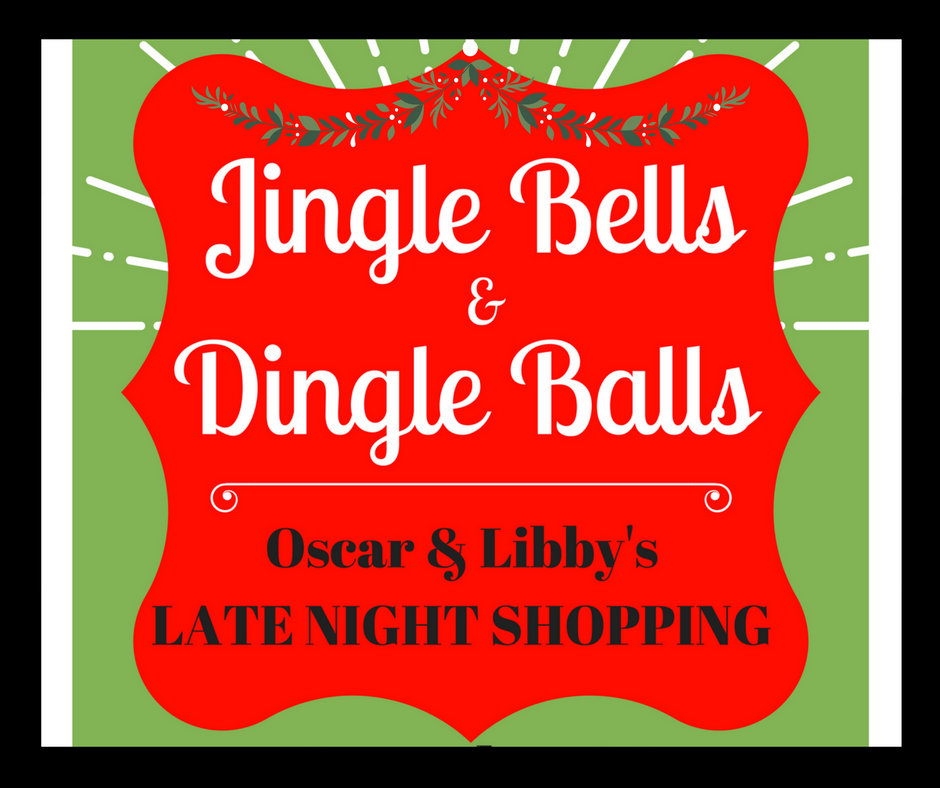 oscarandlibbys's tweet photo. This Thursday at our @FabulousFort store, its Jingle Balls & Dingle Balls!
Win a discount from 5-8pm on your holiday shopping!
#fabfort #yyj https://t.co/iPc1RVhCGE