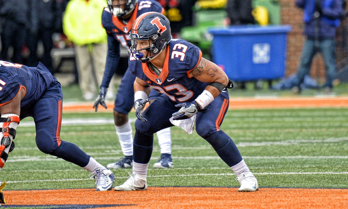 #Illini LB @ILL_Tre33's 10.8 tackles/gm in conf. play leads B1G. 

He's made 41 stops in last 3 games (13.7 tpg) » bit.ly/ILL-NW-FB-Notes