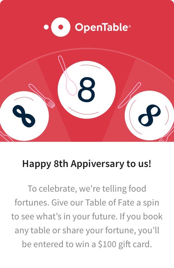KarlTheFig's tweet photo. "The chef will wave at you, but you won't see her" predicts @OpenTable. #Appiversary8Contest https://t.co/eTi85EGK72 https://t.co/Bd8XzhiNVj