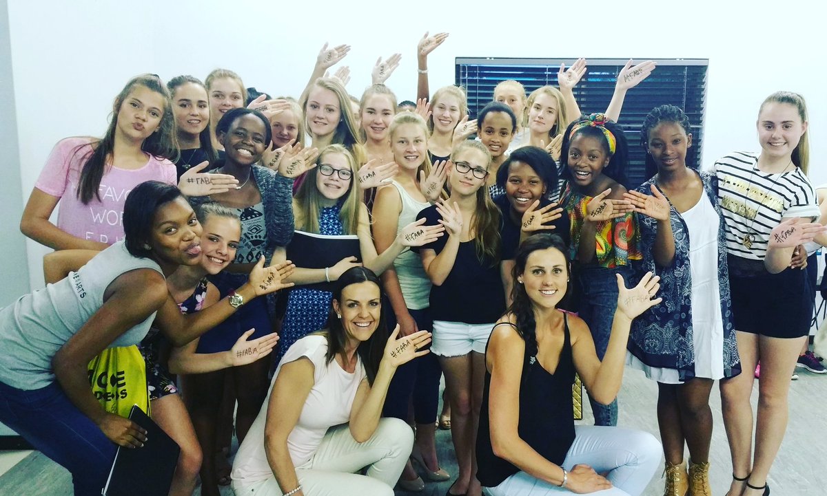 #Takingastand with @AceModelsSA  Bloemfontein Director Anri Powell and some of her senior models! #faba #stopbullying <a href="/FABA_Foundation/">FABA Foundation</a>