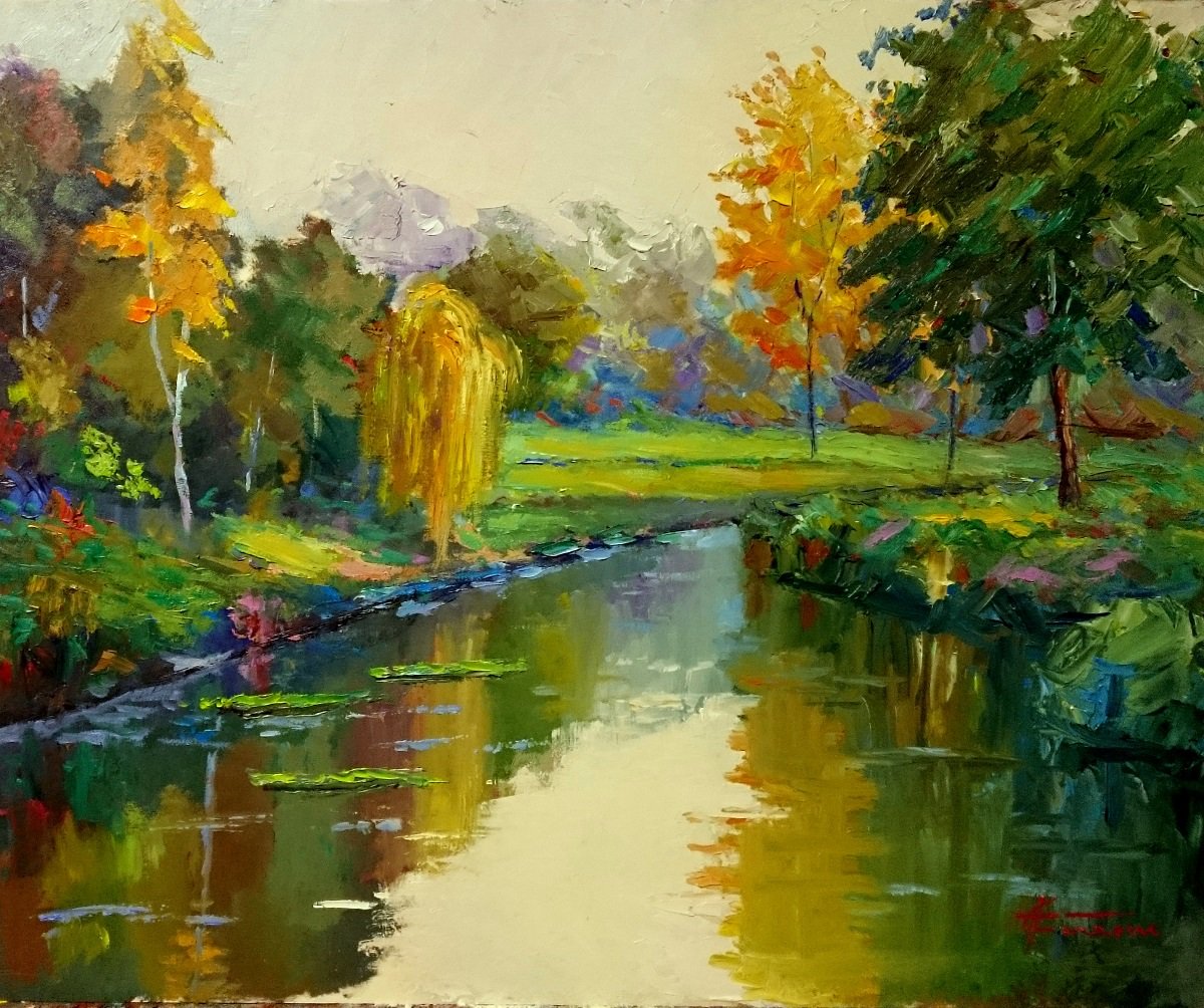 FaraoneArt's tweet photo. #Autumn #painting #impressionist  olio su tela  #artist #painter @Gius_Faraone https://t.co/ecuyW4HZgV