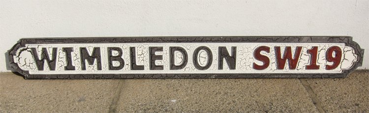 RoomRemedies's tweet photo. #WimbledonSW19 road signs and #Wimbledon wooden boxes are back in stock, just in time for Christmas. Sign is Β£39 and box Β£28, made in UK https://t.co/PHSeAG1Ddc