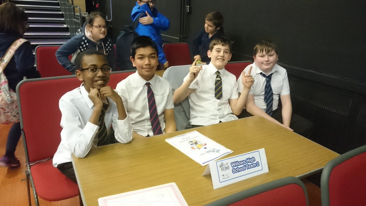 WillowsLibrary's tweet photo. @willowshigh team 2 at the Kids Lit Quiz https://t.co/XaIWHDoW3Q