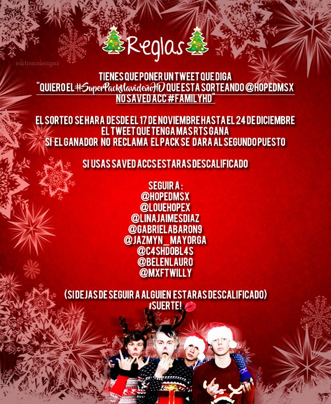 rexhamylove's tweet photo. Quiero el #SuperPackNavideñoHD que está sorteando @hopedmsx
🚫No Saved Accs🚫 #FAMILYHD
RT 🙏🙏🙏 https://t.co/lKFci09iwu