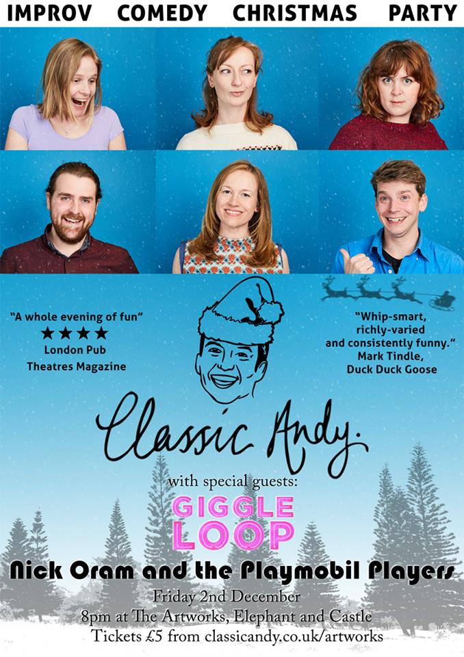ClassicAndyImp's tweet image. Thrilled that the fantastic @giggleloopstuff will be joining us at Classic Andy Comedy Action @theartworksuk! Tickets here..goo.gl/14Ve0L