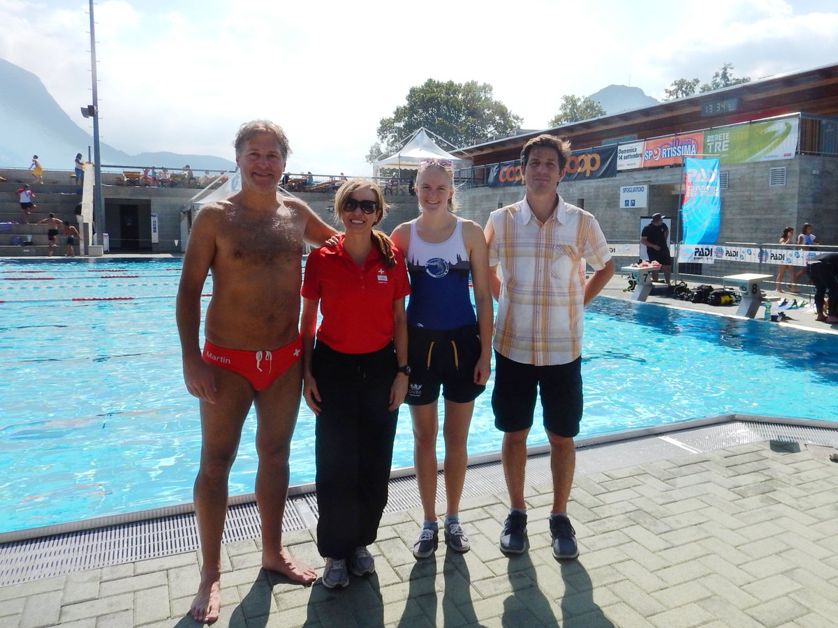 Demonstrating Underwater Hockey as part of Canton Ticino's "Sportissima" day of sport, Lido di Lugano, Ticino, Switzerland, 14th Sep 2014.