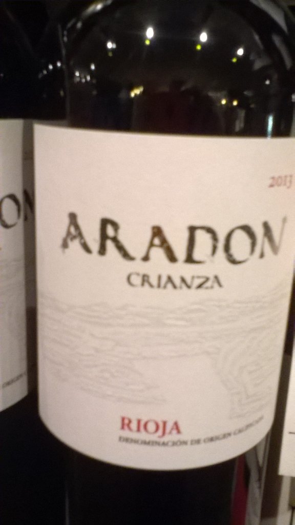 ThirstyCamb's tweet photo. On a more savoury note, do elect for a bt of our new #crianza Rioja #Aradon.  @holyschnitzels might be just right. https://t.co/286SRlJ48S