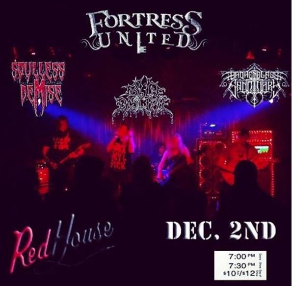 FortressUnited's tweet photo. #Comingsoon @SoullessDemise #FortressUnited @BrokenGlassSanc #BileDisciple #WalnutCreek #GetReady #allages #hornsup #videoshoot #mosh #FU https://t.co/RbUFcenUhH