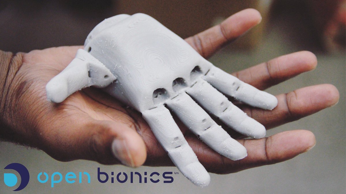 Collaborating with <a href="/openbionics/">Open Bionics</a> to design a 3D printed passive prosthetic hand. All work under open source license!
#3dprinting #opensource