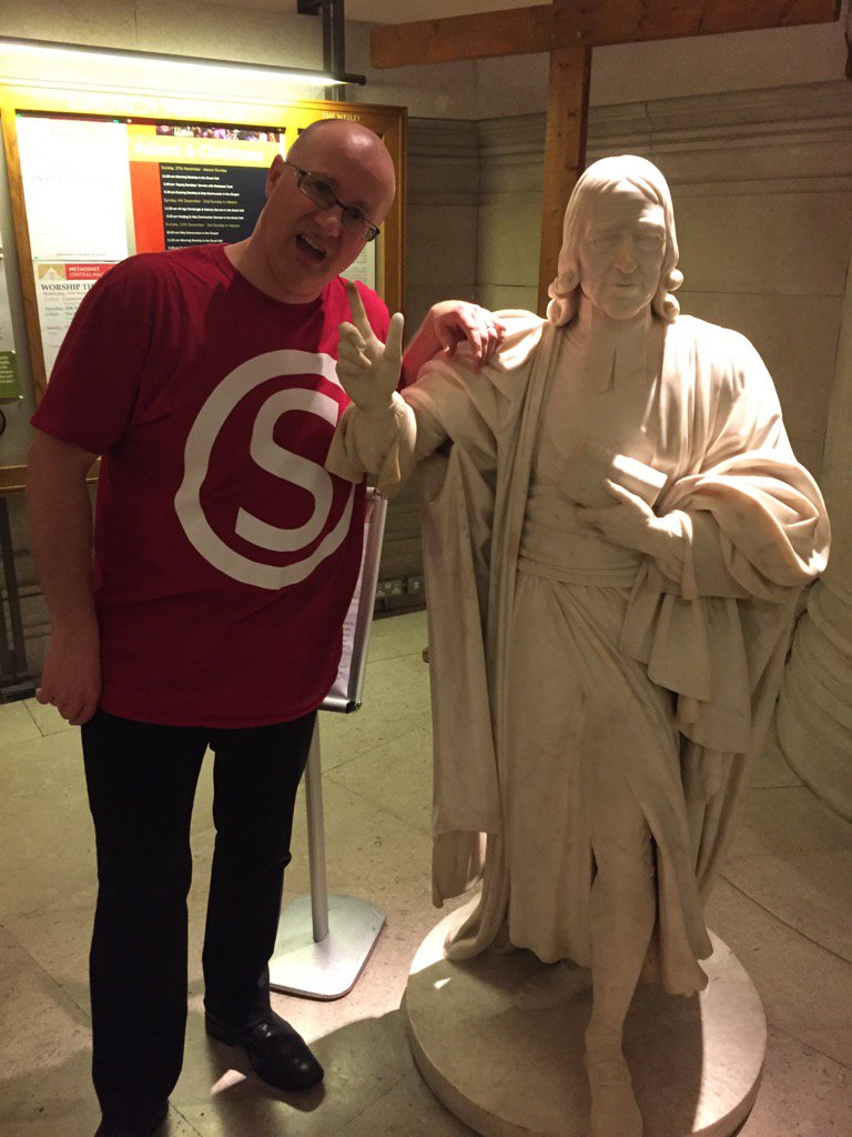 Jakesk2's tweet photo. The two John's. Great day at #RFConf16 @stewardshipnews thanks to everyone for coming & hope you had a great time https://t.co/XrJuEs5Rab