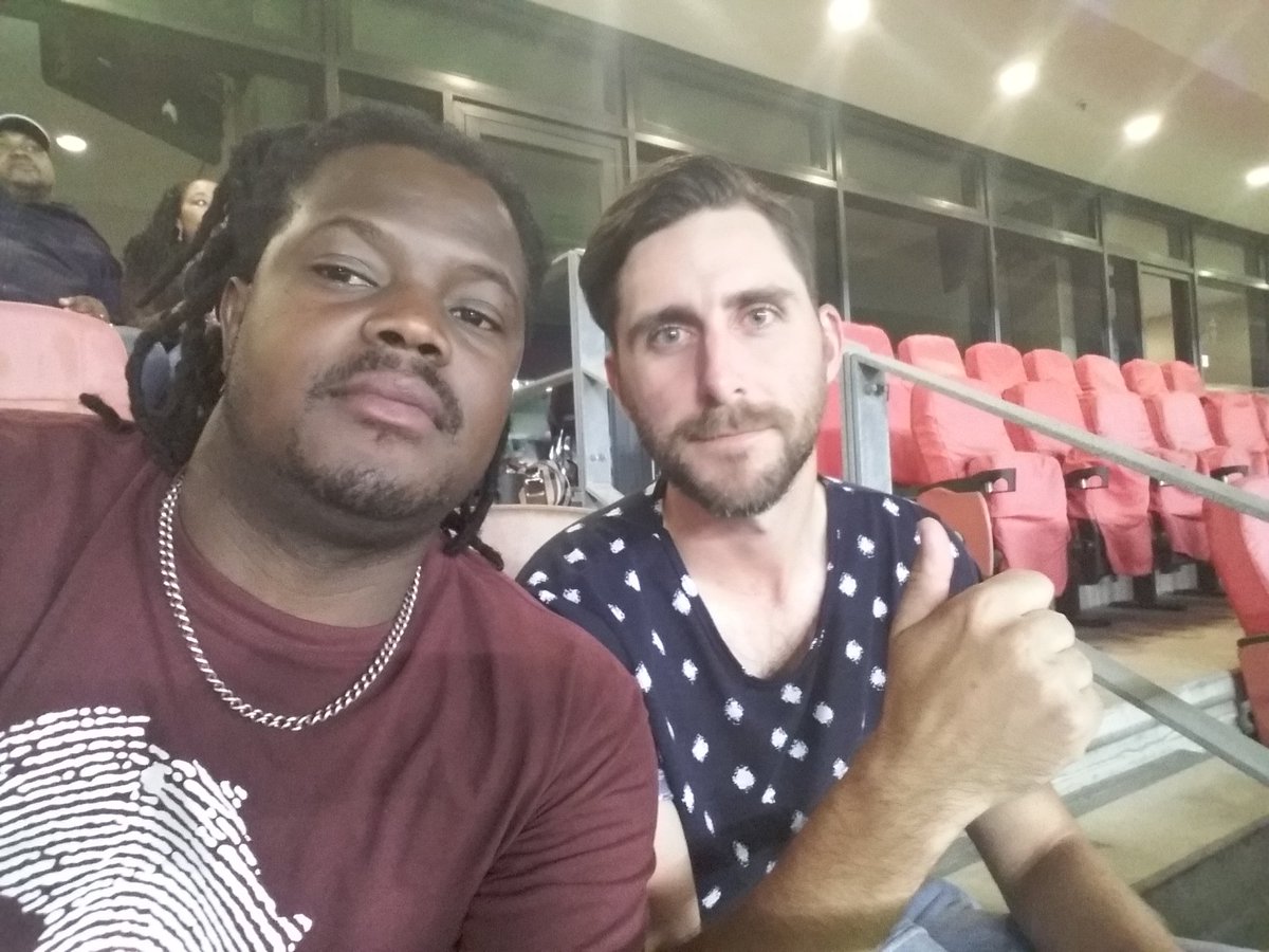 MSE4Life's tweet photo. @ChippaUtd v @Orlando_Pirates with my white ninja @WarrenHartland https://t.co/tLpw2HN24V