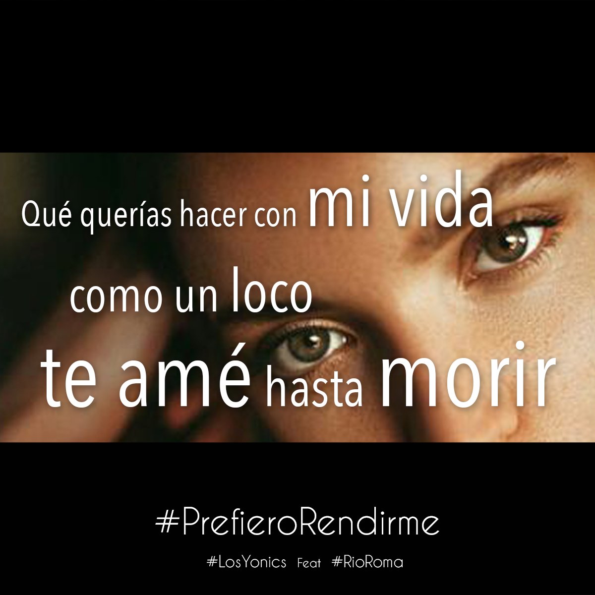 PrefieroRendirm's tweet photo. @ClubOirAmor #PrefieroRendirme
"Qué querías hacer con mi vida
como un loco te amé hasta morir".
#RioRoma
🎧 https://t.co/J2KZ7kwItH https://t.co/jBsgV2QFIS