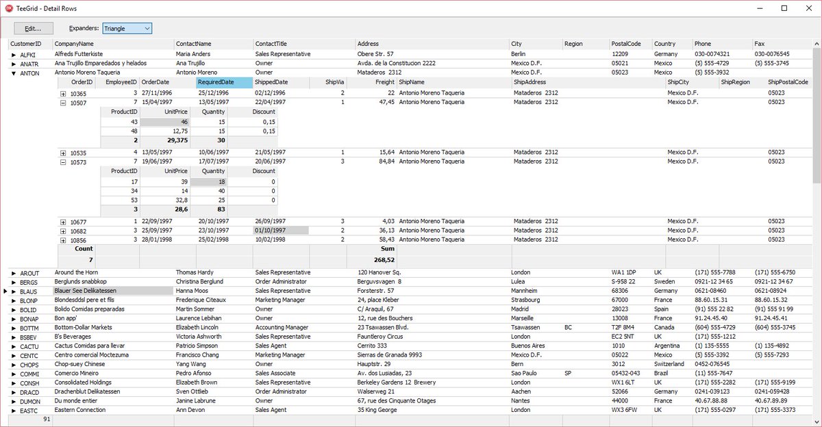 davidberneda's tweet image. #TeeGrid beta v.02 for #Delphi and #Lazarus released:

github.com/Steema/TeeGrid