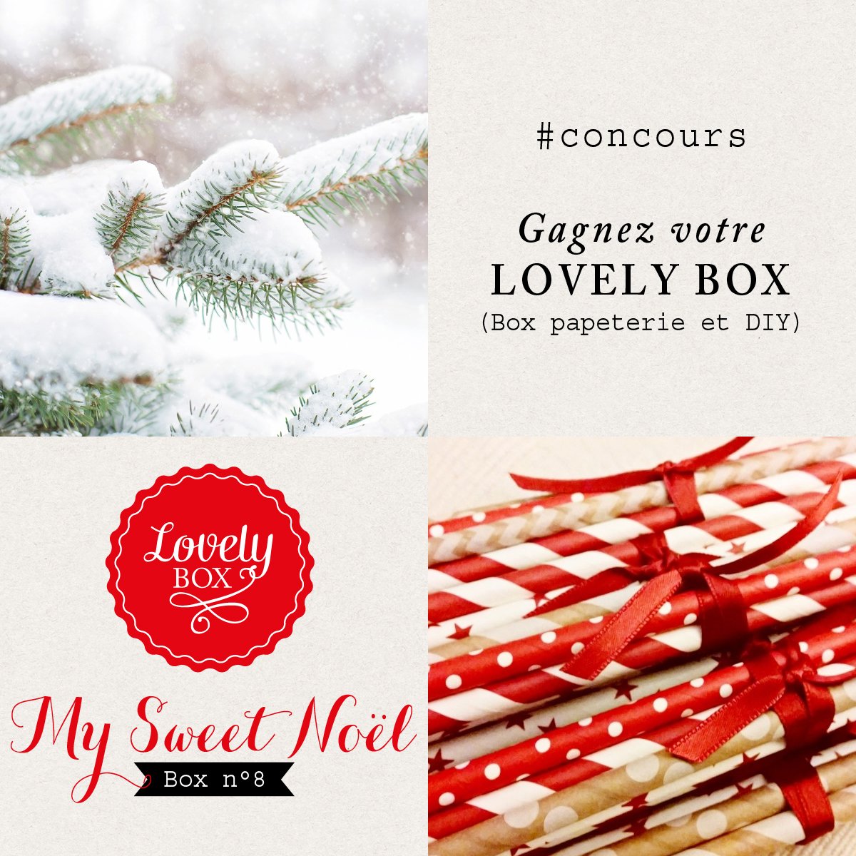 Une Lovely Box à gagner en participant sur Instagram et Facebook.
instagram.com/sandrine_motsd…
facebook.com/Mots-damour-Pa… #concours #box #diy
