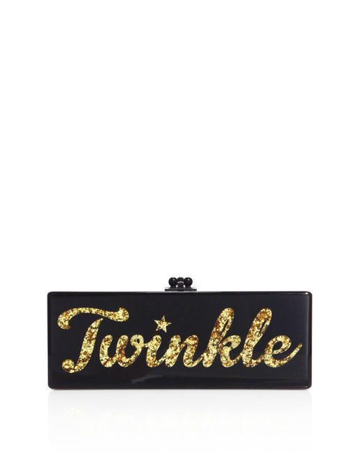 TheWishHub's tweet photo. You're the "Twinkle" in my eye. Say it all with @EDIE_PARKER  acrylic clutch  #TheWishHub https://t.co/BylCcGdVqW