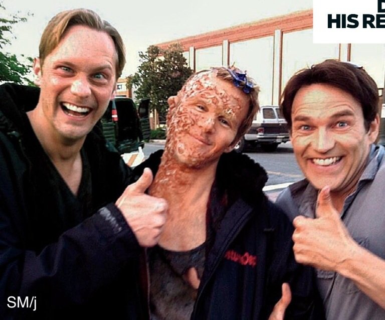 AnnSh0's tweet image. #craziness is good. We need that everyday 😄😁 why not! 
#AlexanderSkarsgard @smoyer @AnnaPaquin @Ryan_Kwanten