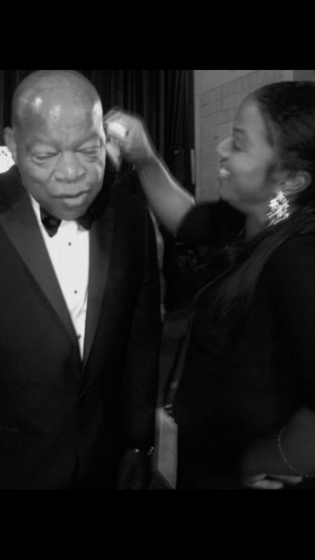JoyceMungo's tweet photo. MakeupThoughts*2day I sat&amp;thought what an honor it is 2 be a part @repjohnlewis @CoryBooker @RepYvetteClarke @RepGwenMoore @JacksonLeeTX18 https://t.co/r5qM0X5t31