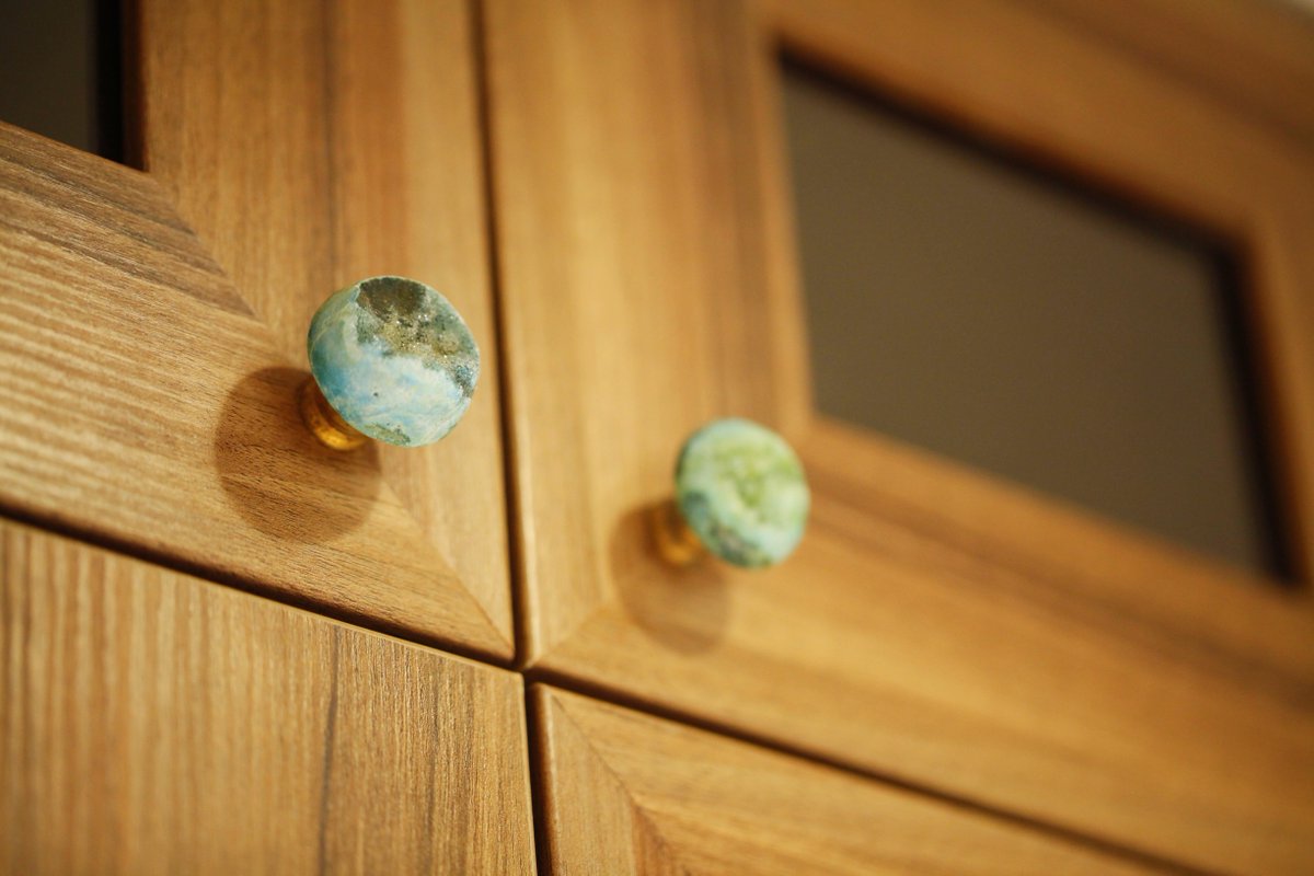 Great design is in the details!  #yegdesign #interiordesign #funkycabinethardware