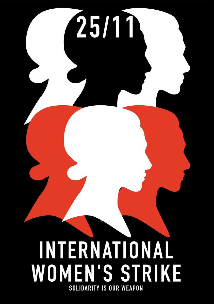 womensstrike's tweet photo. Massive mobilisation of women on 25Nov 26Nov. 17 countries. No to violence!
#solidarityisourweapon #womenstrike #WomenMobilisation #25Nov https://t.co/shYpfJkdZn