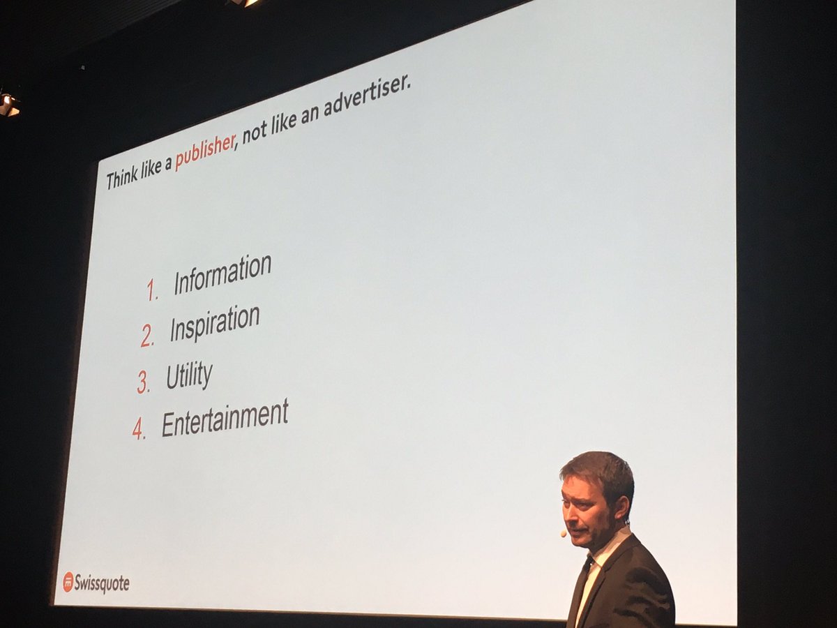 #communiquer pas uniquement la publicité. #thinklikeapublisher #smvdconf