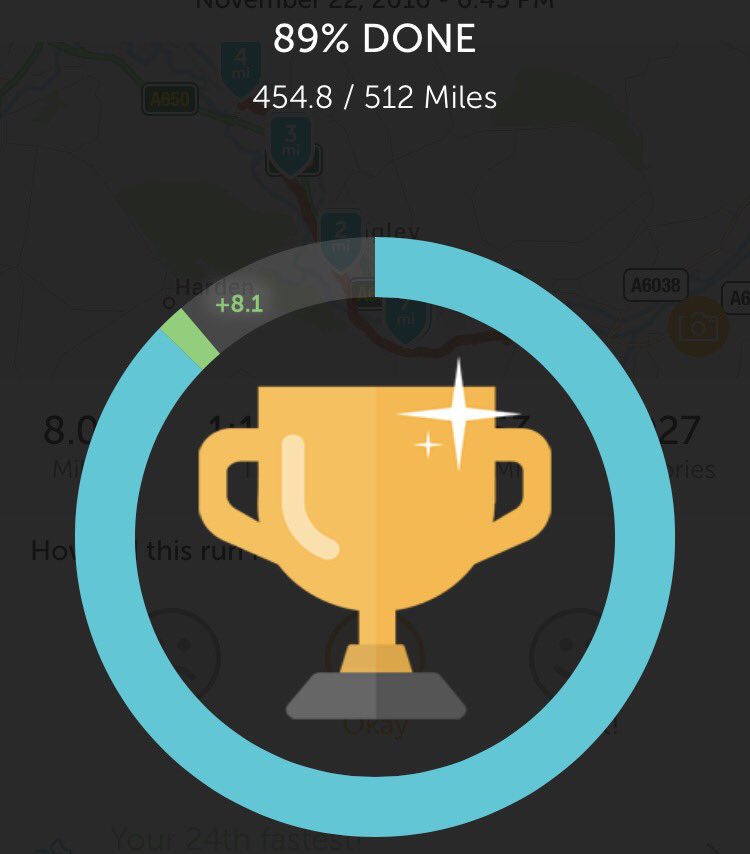 philmyerscough's tweet photo. 57 miles to go to my target, and it's bloody wet and horrid out! #run512 @WorldwideCancer
https://t.co/v3HbxXawac https://t.co/T4unOEZa8P