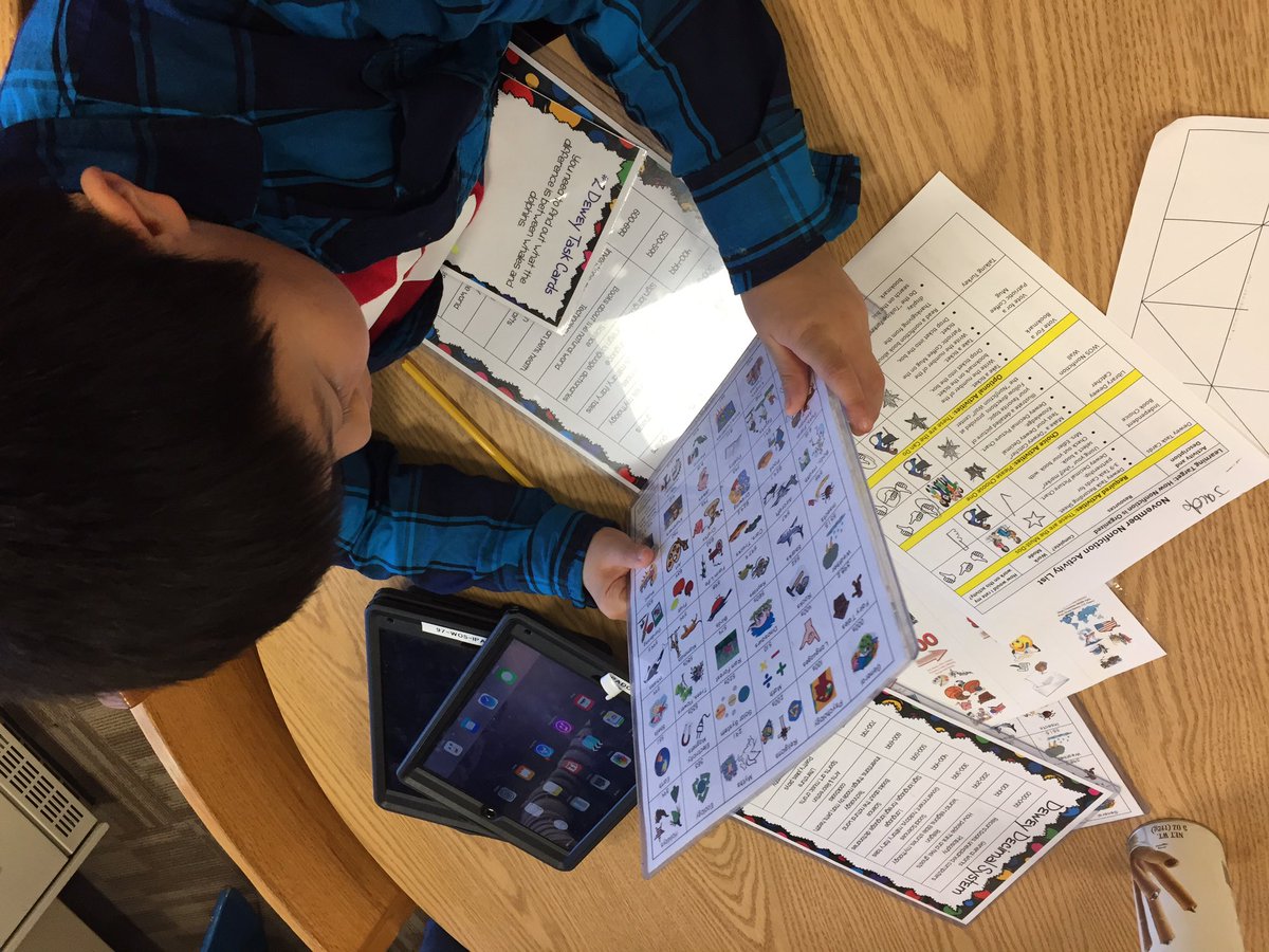 patriciaeyer's tweet image. @WOSnews #mrspenoWOS #mrscosgroveWOS students use their &quot;November Nonfiction&quot; activity list to learn more about #deweydecimal #libraryWOS ❤️