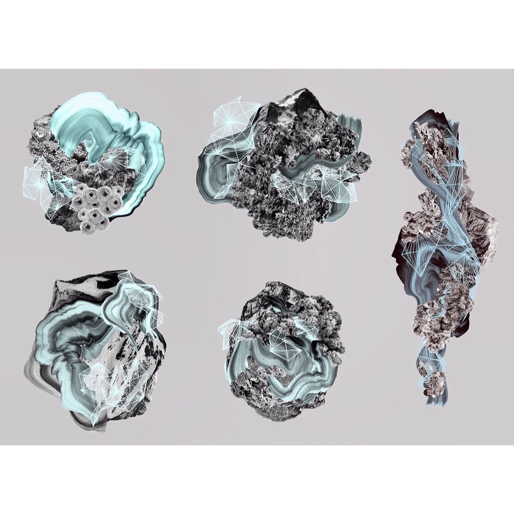veroglezqui's tweet photo. At last finished with these 5 Nature Swirls silkscreen pieces and they are coming printed really soon! ✨🔨 #art https://t.co/E60TlPbGd7