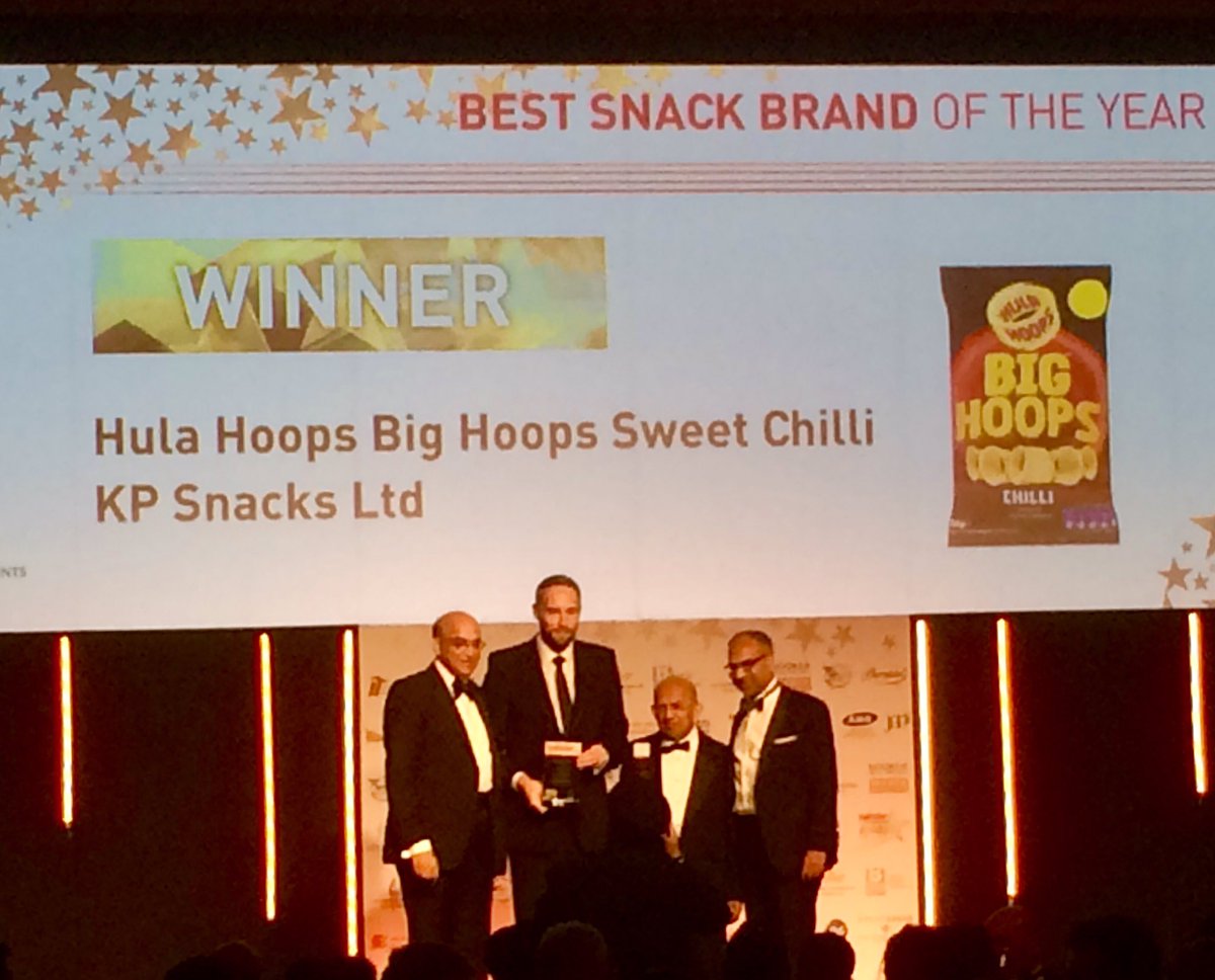 BarnettNR92's tweet photo. Another award for our @KPSnacks Snack Partners @AsianTrader. Fantastic year for us, delivered through dedication and passion #Snackpartners https://t.co/59eFbHtINE