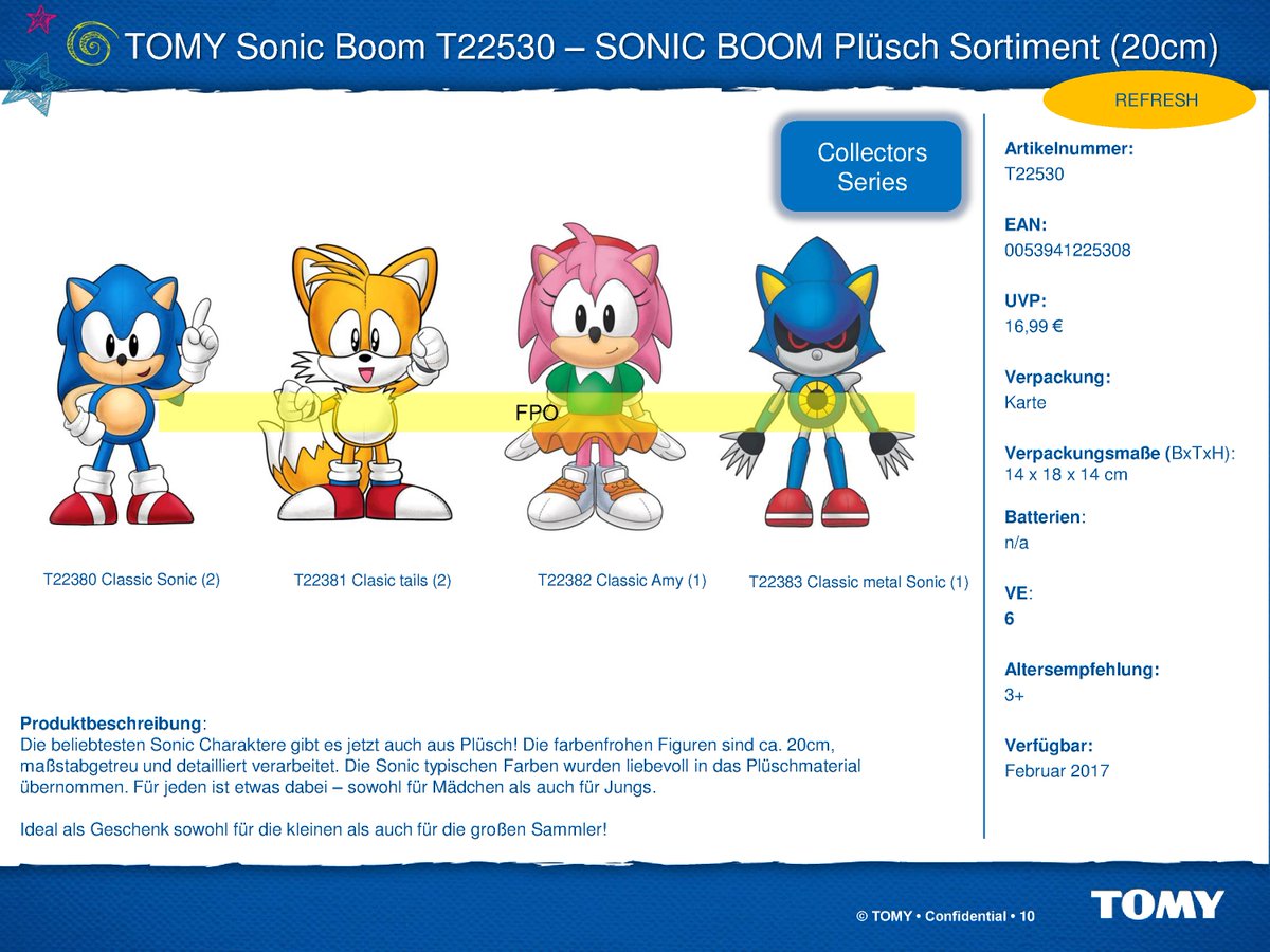 tomy catalog 2019 sonic