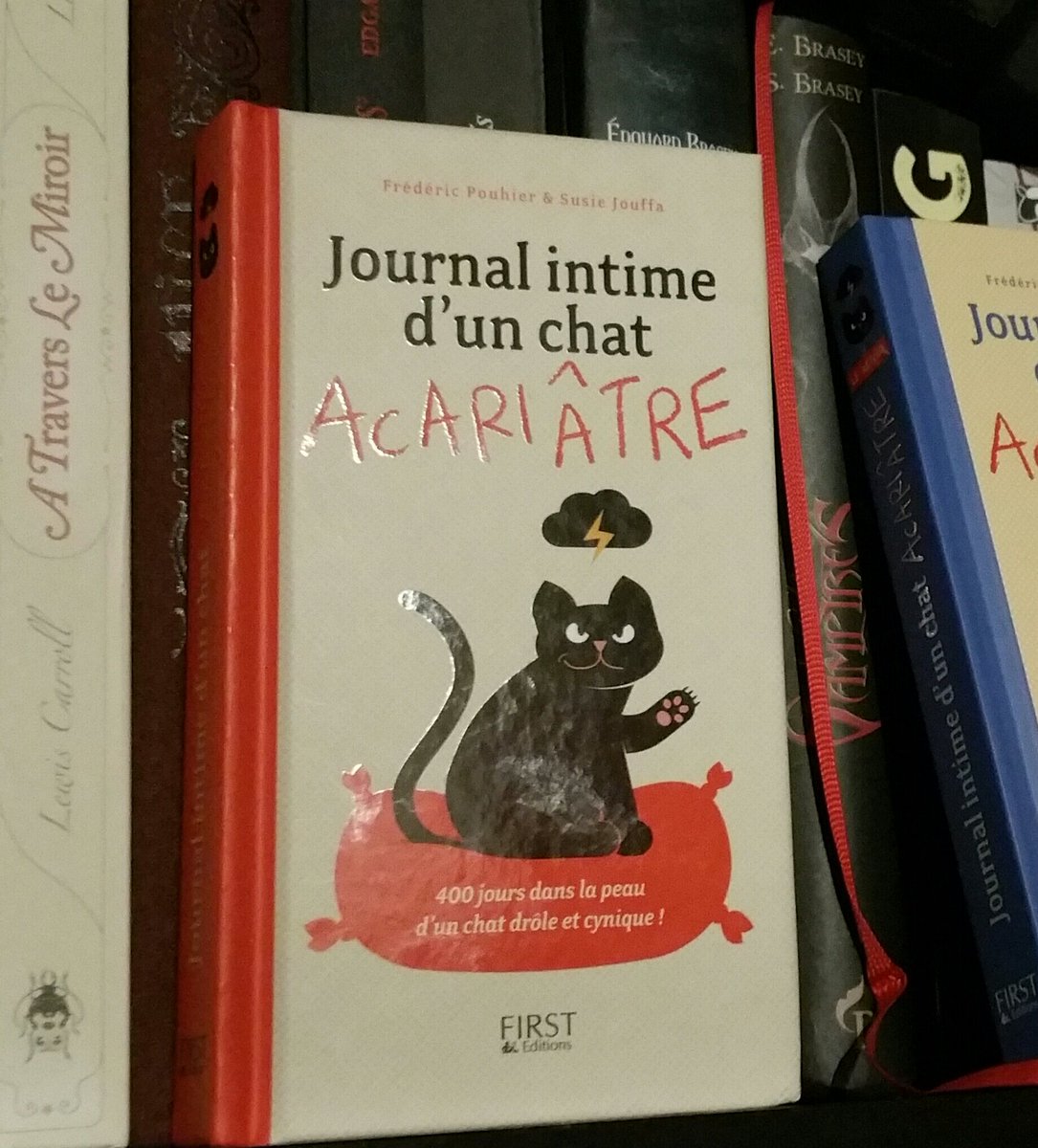LightandSmell's tweet photo. Une lecture rigolote pour tous les amoureux des chats. Le deuxième tome m'attend déjà dans ma bibliothèque. @editionsfirst #ChatAddict https://t.co/FQ7gYZCwmt