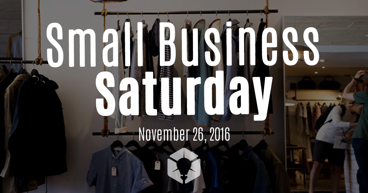 As #SmallBiz owner, I know that local businesses are the backbone of our economy.  #SmallBusinessSaturday #ShopSmall