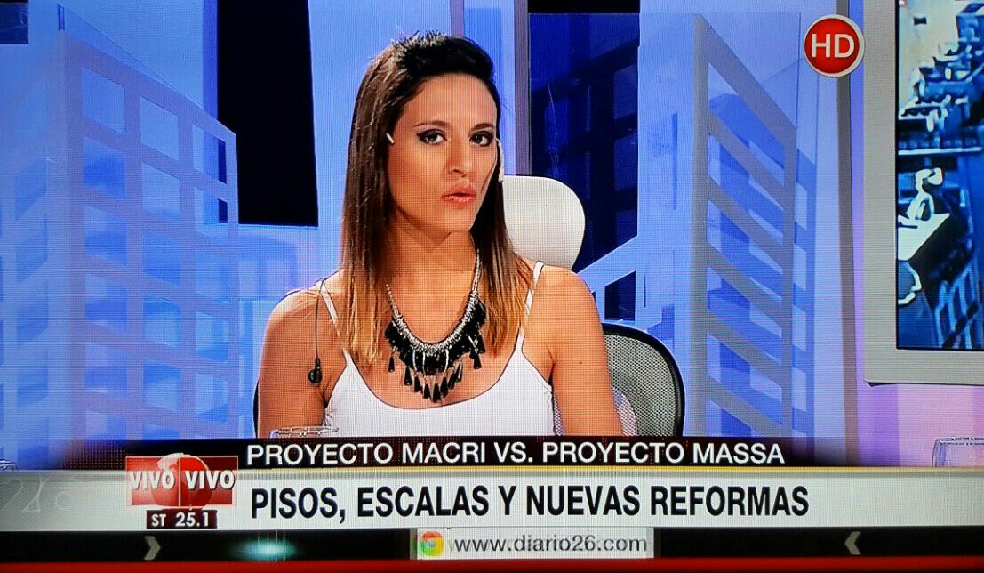 Sofia Caram on Twitter "Aire en canal26noticias. vavoficial. Con