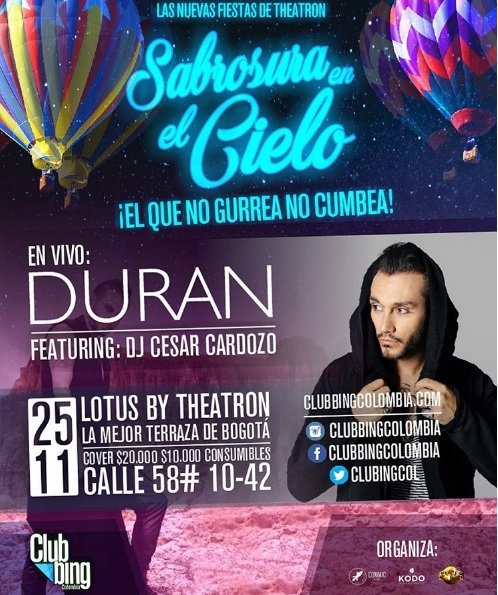 santigalvis82's tweet photo. #SabrosuraEnElCielo @yosoyduran  @LauraAlbornozD @andresmportilla @aliciaadoradaa    nuestro amigo Durán con una guachafita pinta buenísima https://t.co/iikz2sffyb