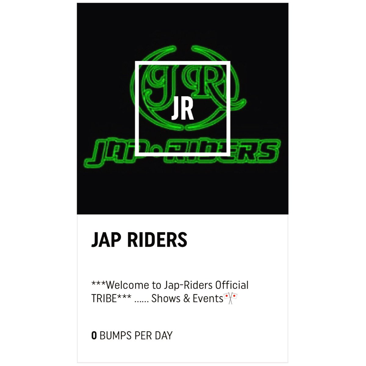 Jap_riders's tweet image. Join our TRIBE.... or join @JeremyClarkson one either way 😜... #excited