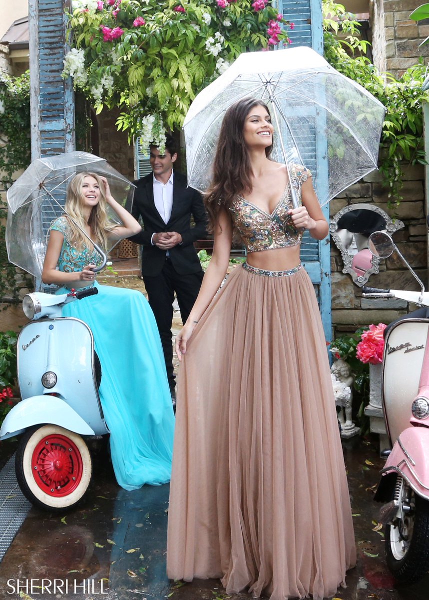 strapless open back dress Confetti Gloss Off-Shoulder Gown  Cream