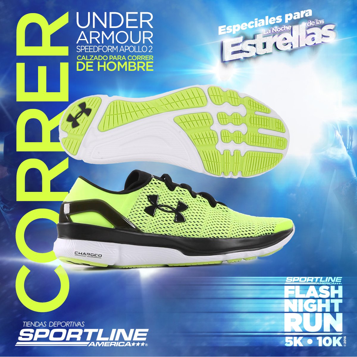 sportlinedr's tweet photo. UA MICRO G®: Más ligera y más delgada que las espumas tradicionales #FlashNightRunrd #MarcaTuLinea #NocheDeLasEstrellas https://t.co/P0keAh1Q1m