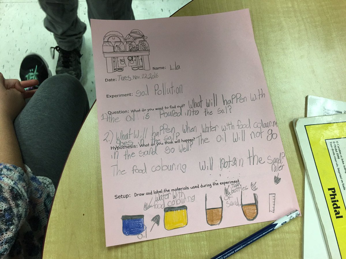 mrs_fleuryfata's tweet image. Using the scientific method to investigate soil pollution! #EIRProgram