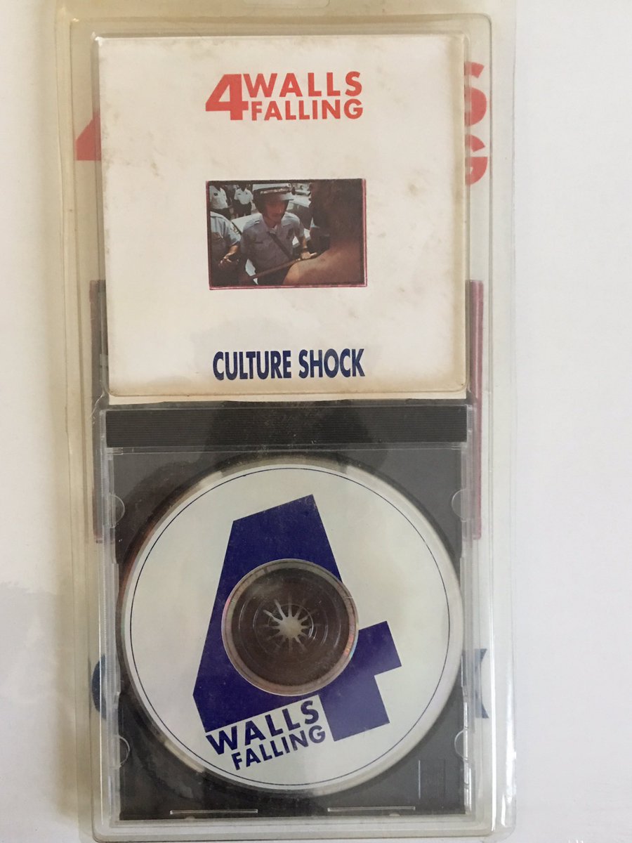 From our archives: a #fourwallsfalling CD in the 90s least ecological music industry packaging idea ever #cultureshock