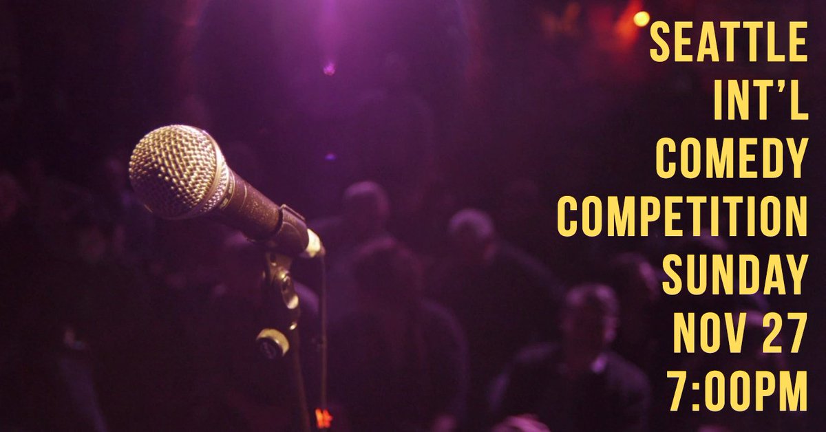 SICComedy's tweet photo. Don’t miss #SICC37’s FINAL show this SUN @seattlecenter's #CornishPlayhouse! Five comedians + funny #shortfilms! https://t.co/wRXT99eLRx https://t.co/iDJtRWEAF3