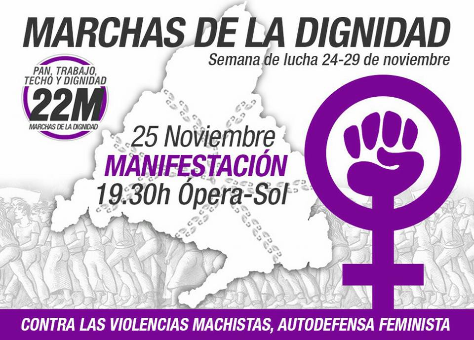 manisparatodos's tweet photo. MADRID. Viernes 25/11. Manifestación contra la violencia de género. 19:30h. Opera hasta Sol. @22MMadridNorte #ViolenciaDeGenero https://t.co/GJOXdtTkE4