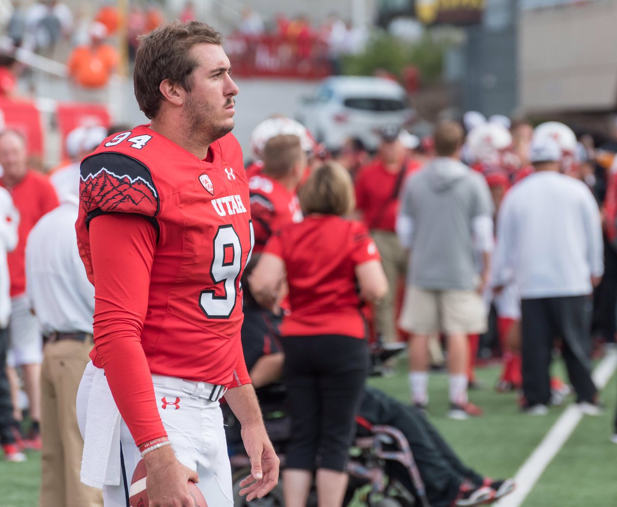 AndyDPhillips's tweet photo. What's the common denominator in producing a Ray Guy finalist 3 years in a row? Mr. @chasedominguez #utahfootball #snappersarepeopletoo #94 https://t.co/WpyemIl5C0