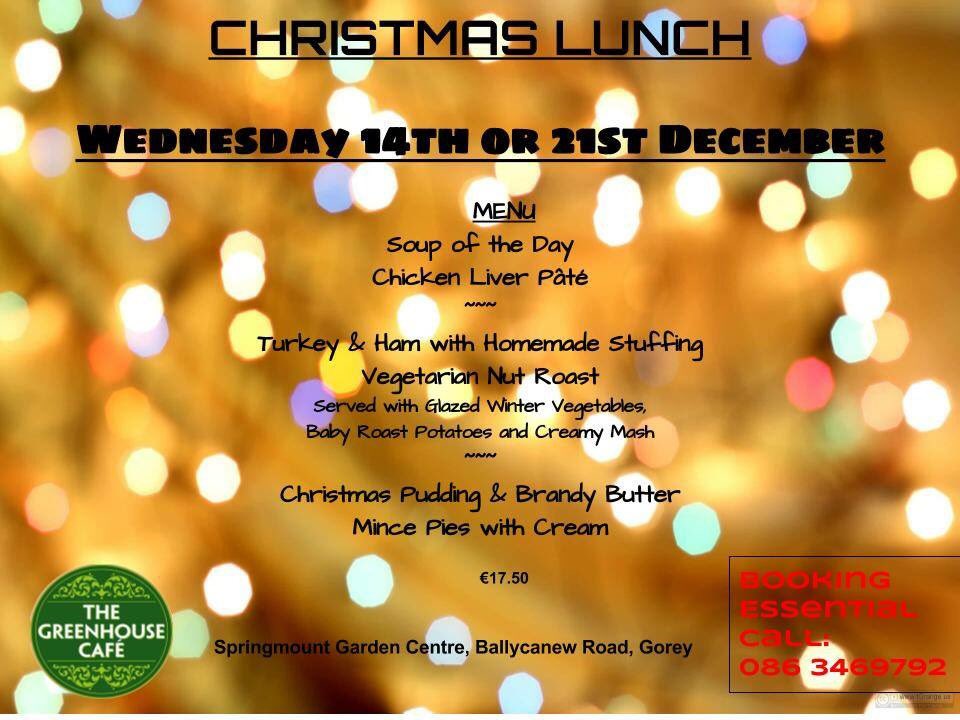 Greenhousecafe1's tweet photo. Hi everyone just made it -great Xmas foodie gifts and bookings being taken for our Xmas lunches @springmountgc #wexfordhour #sacredtrees https://t.co/FE48WxH8XW