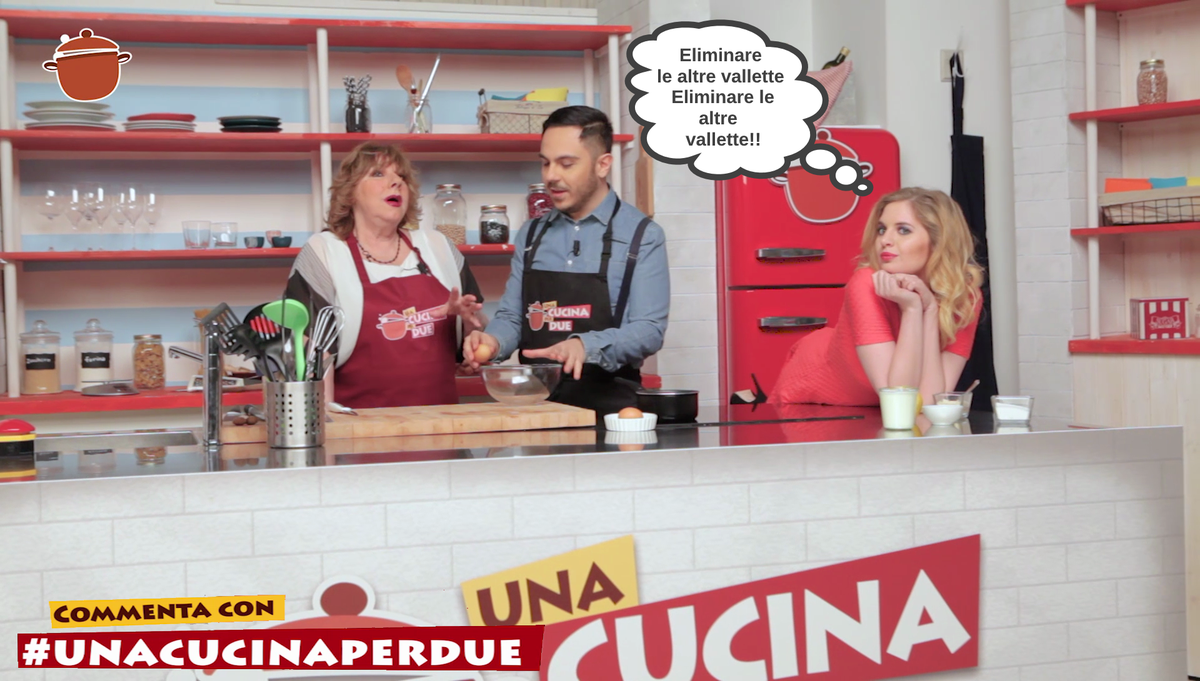 unacucinaperdue's tweet photo. Il mondo delle vallette e pieno di concorrenza?! Nessun problema per la nostra @dumbetta! #unacucinaperdue #vitadavallette @marcellomurgia https://t.co/9cFHa0OPPM