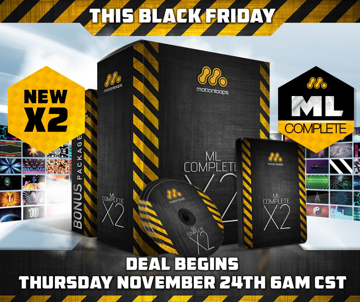 MotionLoops's tweet image. Black Friday X2 Is Coming! New all-inclusive library to be announced with bonuses &amp;amp; enormous savings on Thanksgiving motionloops.com/us/en/products…
