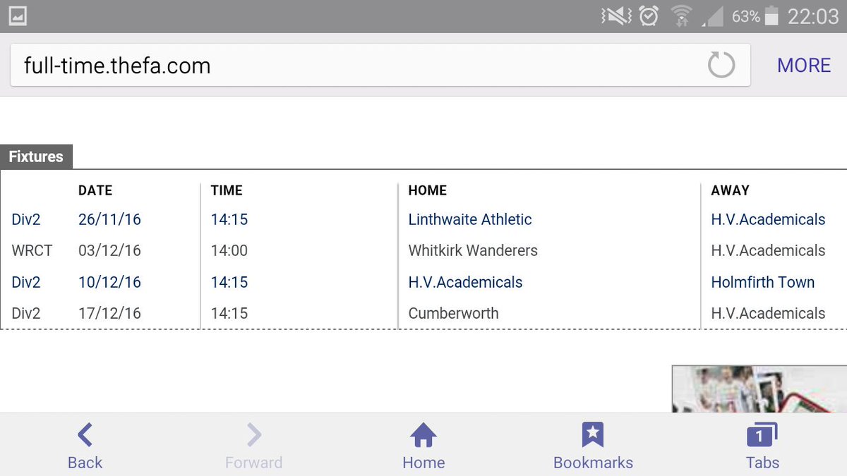 First team fixtures <a href="/linthwaitefc/">U7's Coaching team</a> <a href="/officialwanders/">Whitkirk Wanderers</a> <a href="/HolmfirthTownFC/">Holmfirth Town FC</a> <a href="/CumberworthFC_/">Cumberworth FC</a>