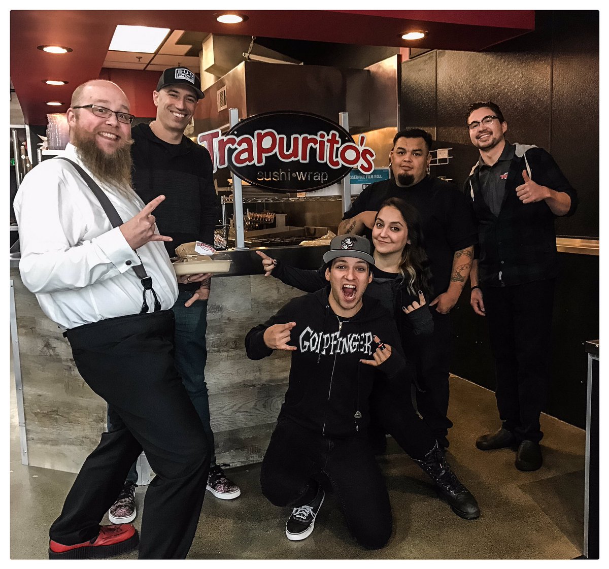 ImSteveMigs's tweet photo. Just finally tried @TrappersSushi #Trapuritos ... it's so damn good!! #SushiWrap https://t.co/rhNuYvJUzr
