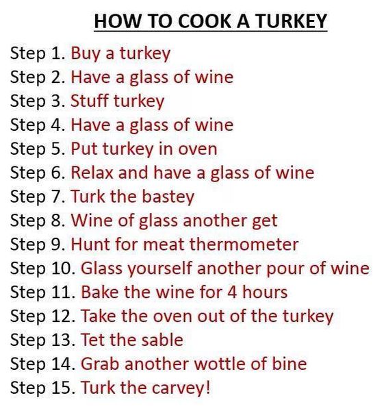 In case anyone was curious how to cook a turkey this Thanksgiving! ;) #vinothanksgiving