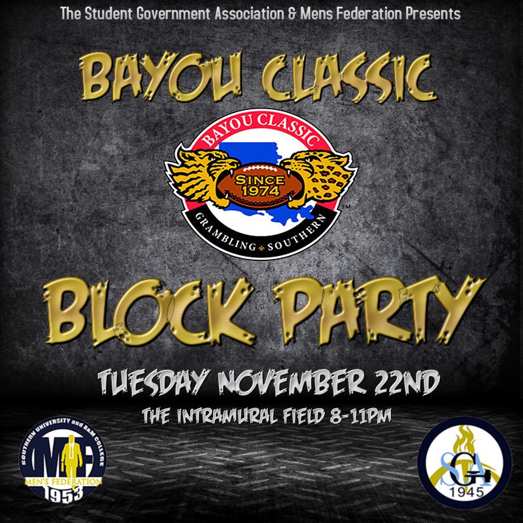 TheSU19's tweet photo. Come Turn Up TONIGHT 8 - 11pm at the Intramural field as we get ready to DEFEAT the gsWHO tigers this weekend!!ππ
#TeamSU #BlockParty #GSWHO https://t.co/1SAjNhtz0C