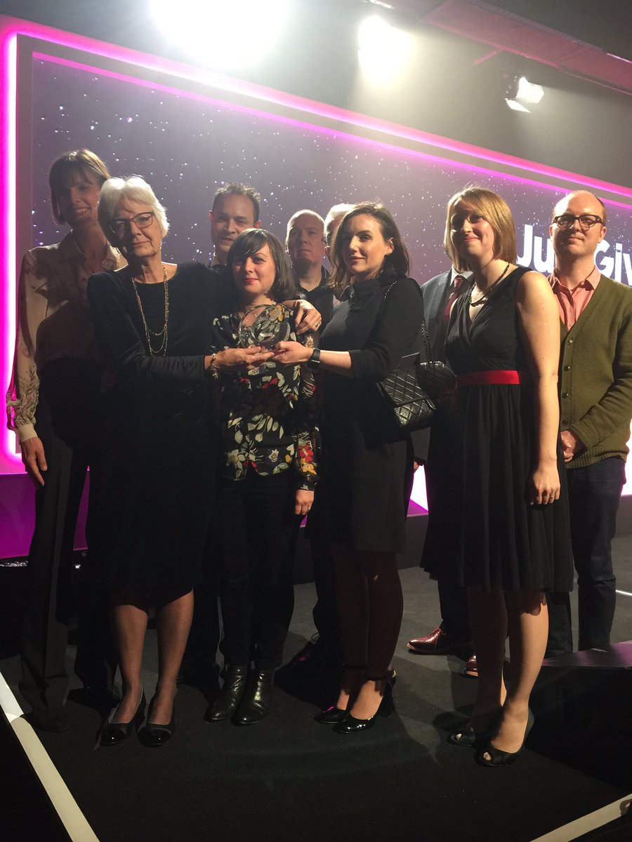 Carey received the Special Recognition award from Just Giving tonight for her <a href="/Sarcoma_UK/">Sarcoma UK</a> campaign. Very proud to have been there #JGAwards